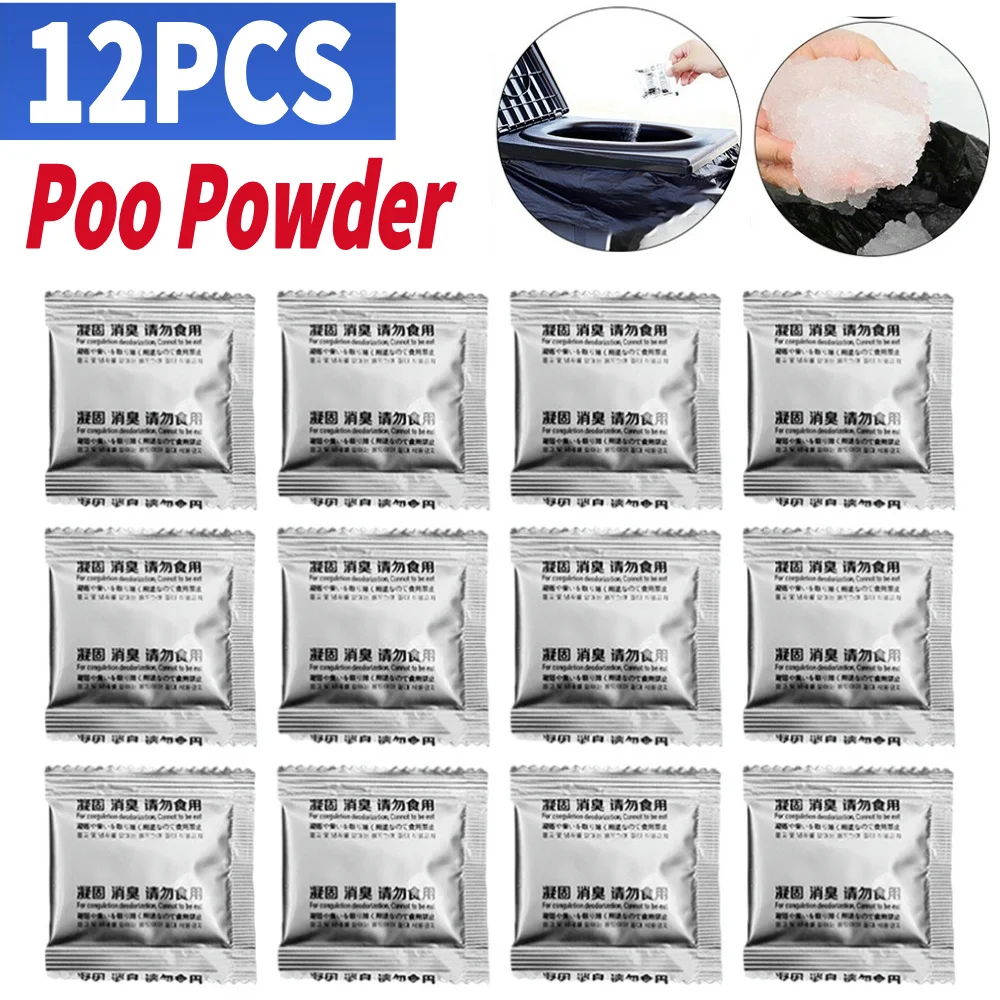 Outdoor Hunting Toilet - 12 Bag Poo Powder Camping Toilet