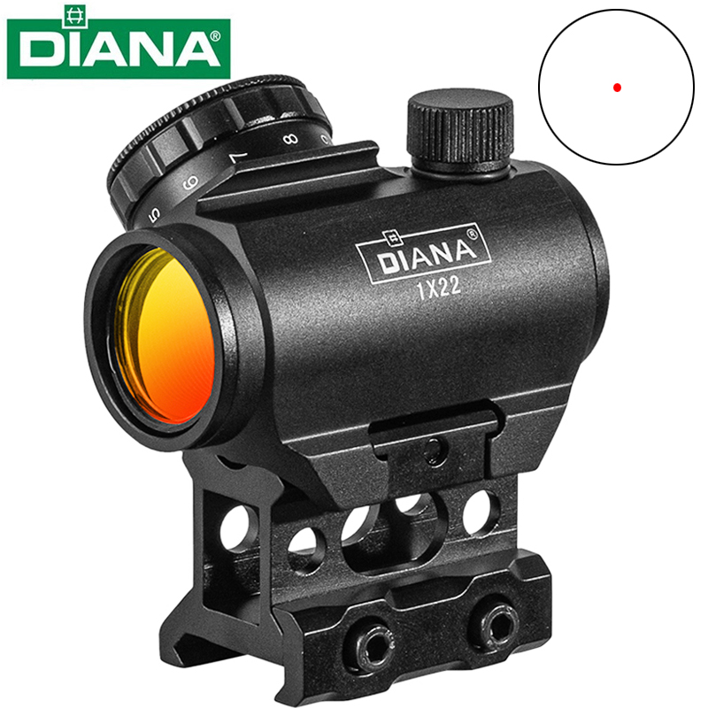 DIANA 1x22 Red Dot Sight 4 MOA - Outdoor Hunting Lab recension och pris