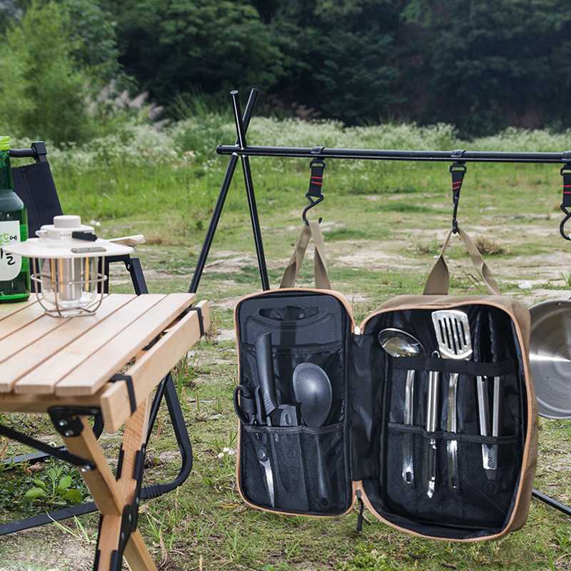 8pcs Camping Kitchen Cookware  - Outdoor Hunting Kitchen recension och pris