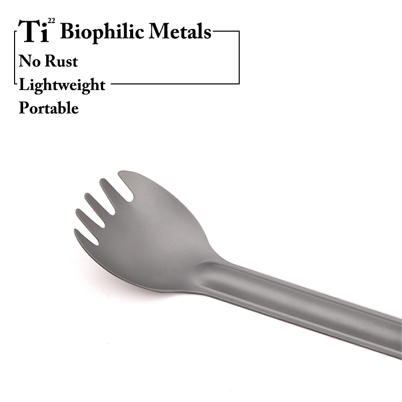 TiTo Titanium Spork Spoon Long - Outdoor Hunting Kitchen recension och pris