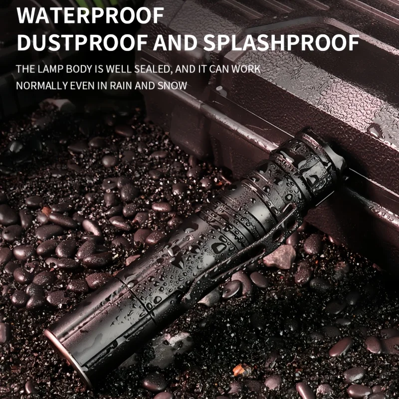 JIASHUAIXIN New XHP50 Zoom Typ - Tactical Flashlight Rechargeable recension och pris