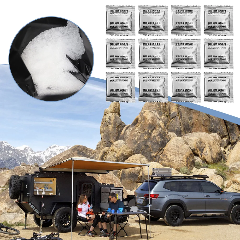 120-12PCS Camping Toilet Chemi - Outdoor Hunting Toilet recension och pris