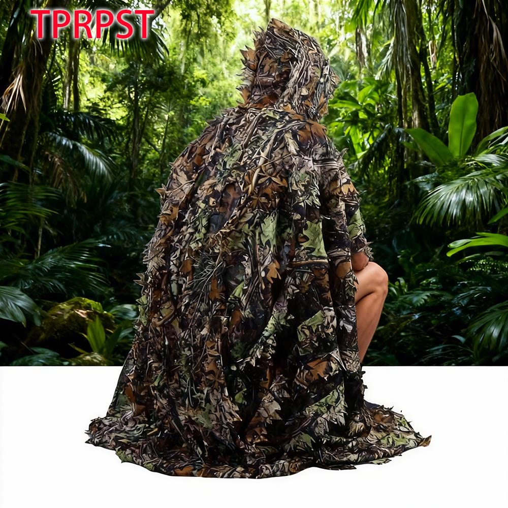 Men Women Outdoor Camouflage C - Ghillie Suit Woodland recension och pris
