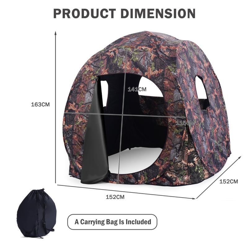 3 Person Pop Up Hunting Tent,  - Hunting Outdoors recension och pris