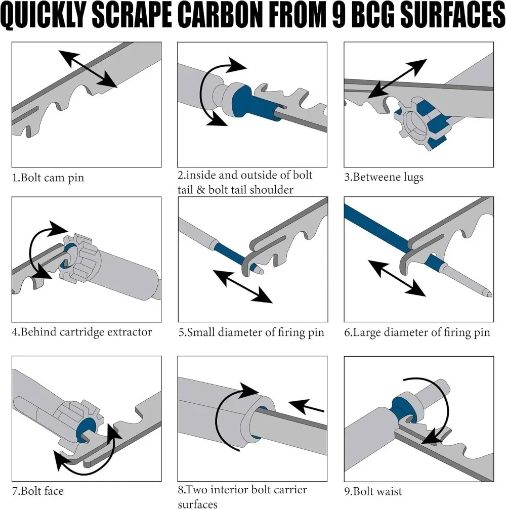 Steel Carbon Removal Tool For  - Hunting & Outdoor As recension och pris