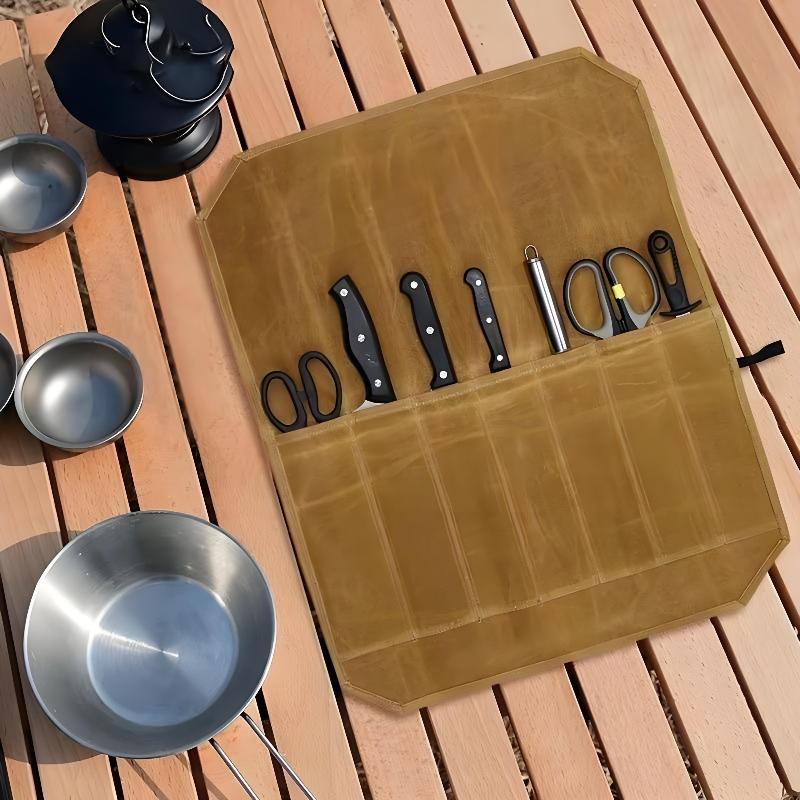 Waxed Canvas Chef Knife Roll M - Outdoor Hunting Kitchen recension och pris