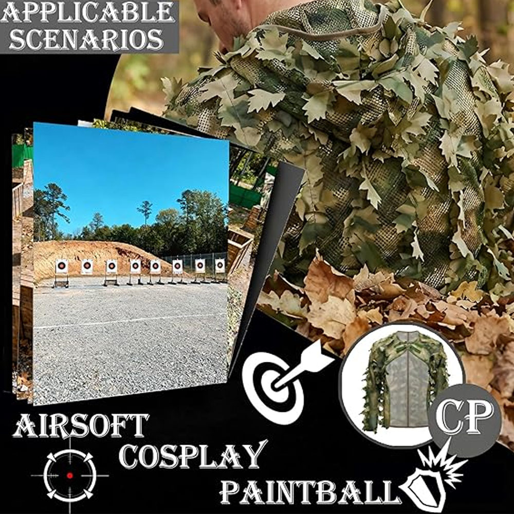 Cape Style Ghillie Suit Camo L - Ghillie Suit Woodland recension och pris