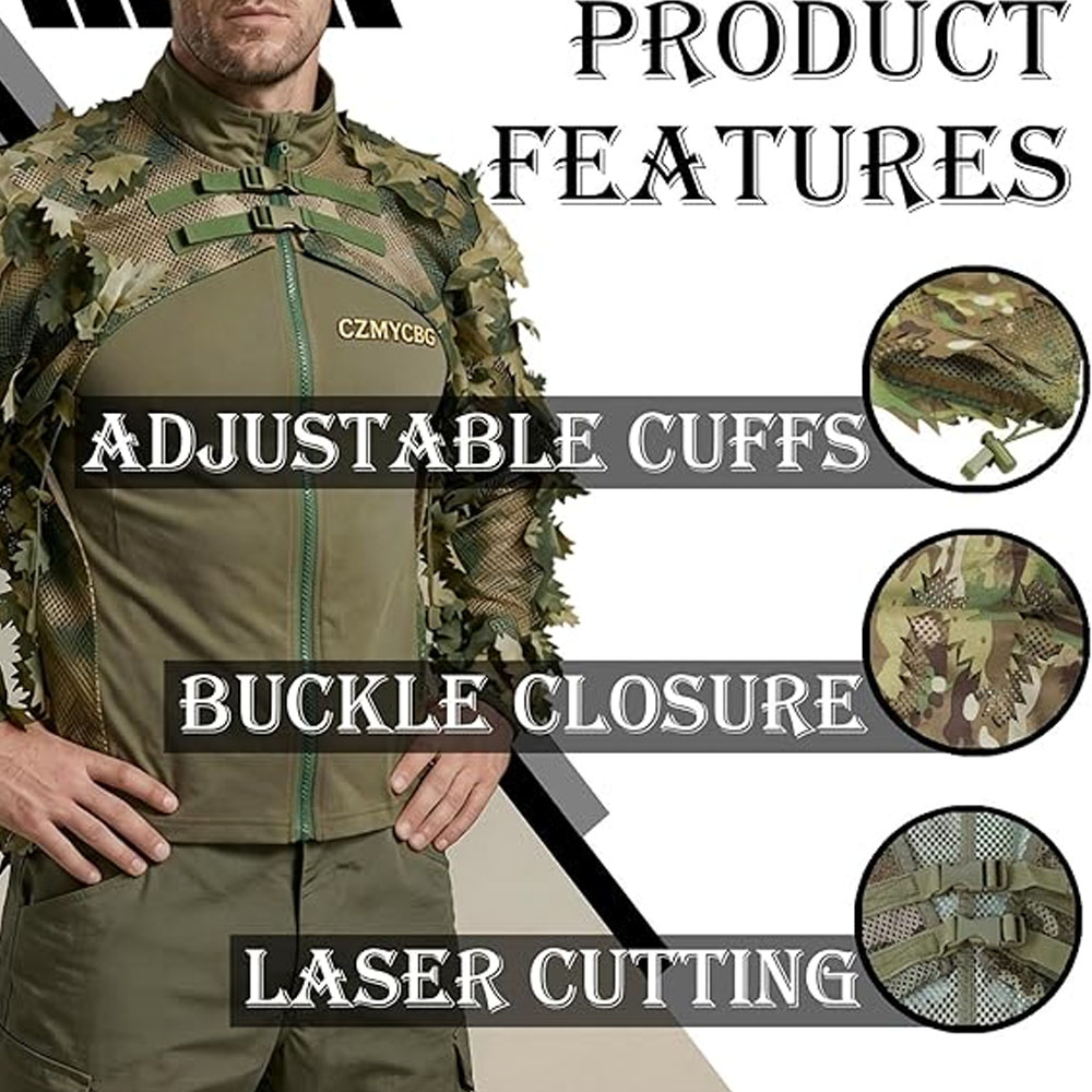 Cape Style Ghillie Suit Camo L - Ghillie Suit Woodland recension och pris