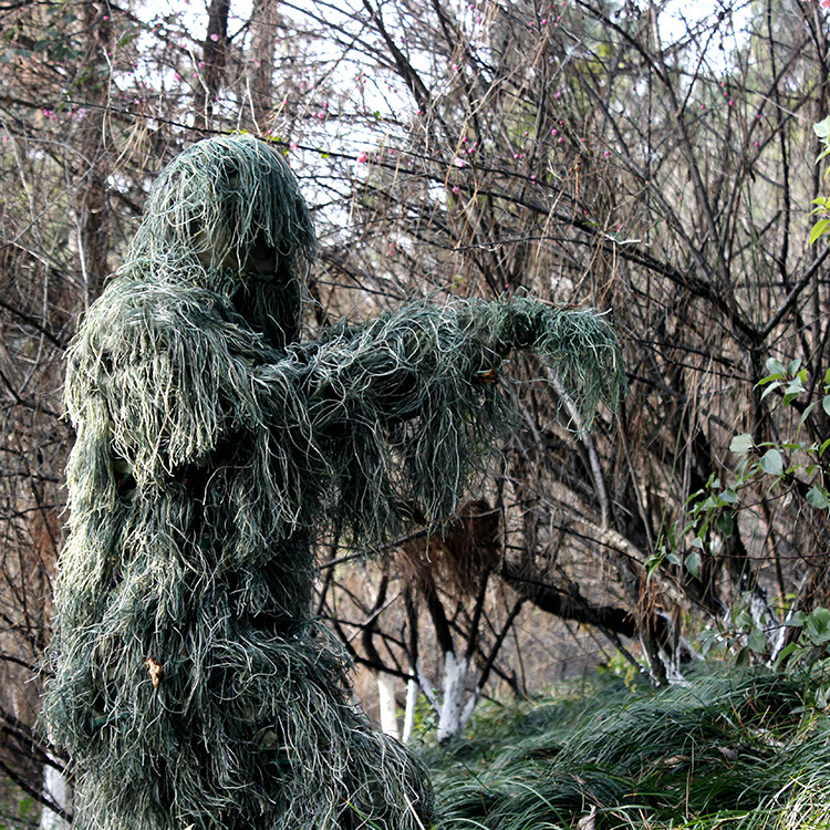 Winter 3D White Snow Ghillie S - Ghillie Suit Woodland recension och pris