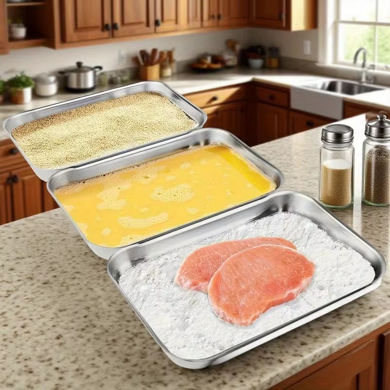 3-Piece Stainless Steel Food S - Outdoor Hunting Kitchen recension och pris