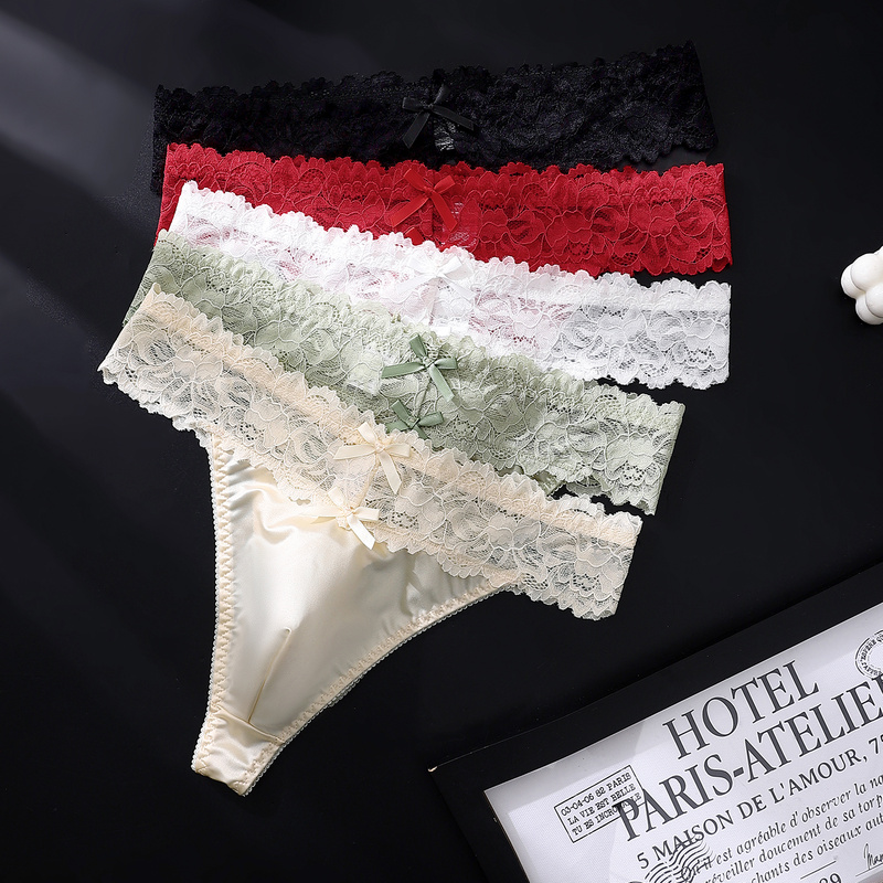 Sexy Gay Men Satin Lace Thongs - Bow Stringer Tool recension och pris