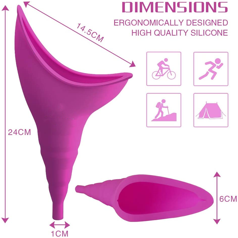 Silicone Female Urination Devi - Outdoor Hunting Toilet recension och pris