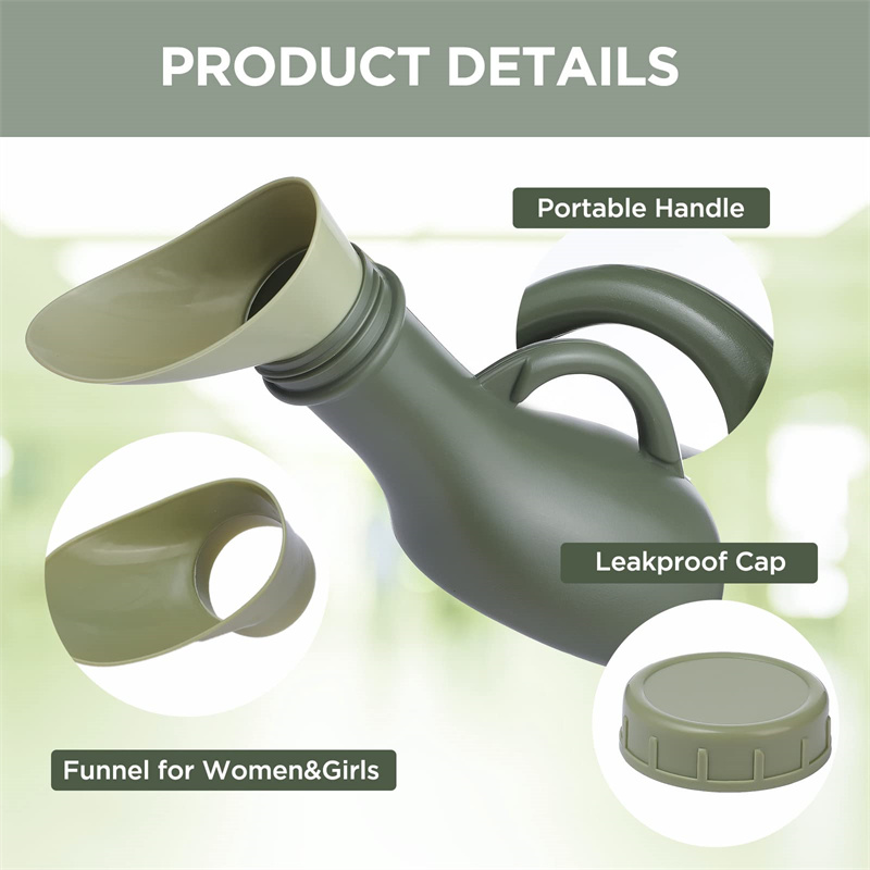 Portable Urinal 1000ml Spill P - Outdoor Hunting Toilet recension och pris