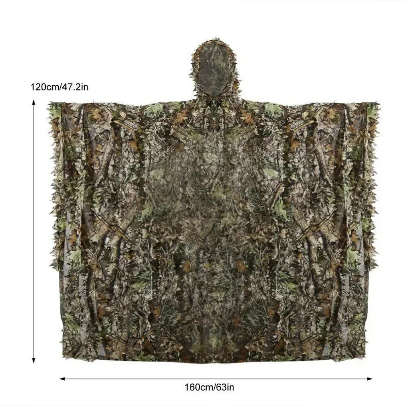 Tactical Hunting Clothes 3D Ma - Ghillie Suit Woodland recension och pris