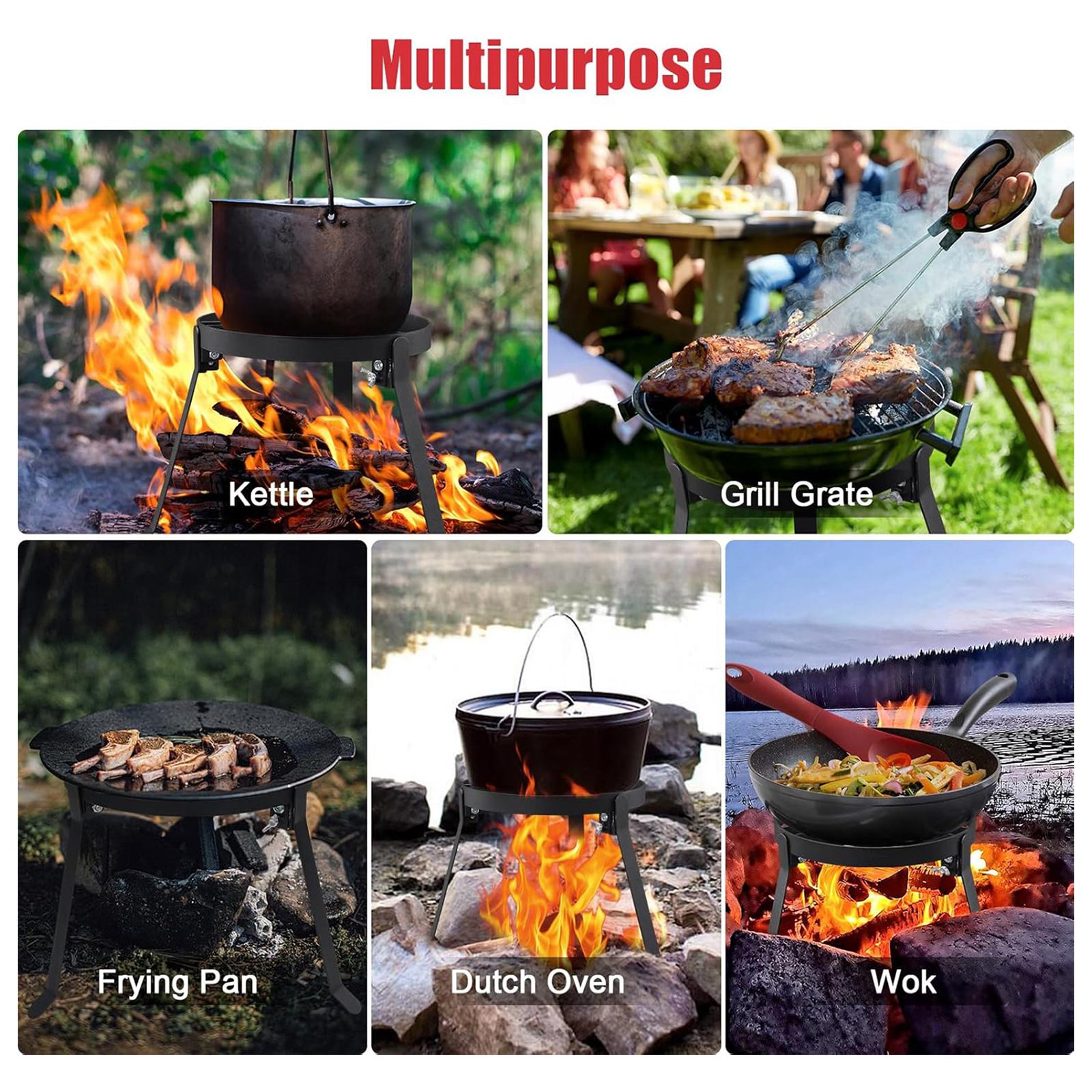 Foldable Cooking Campfire Trip - Outdoor Hunting Kitchen recension och pris