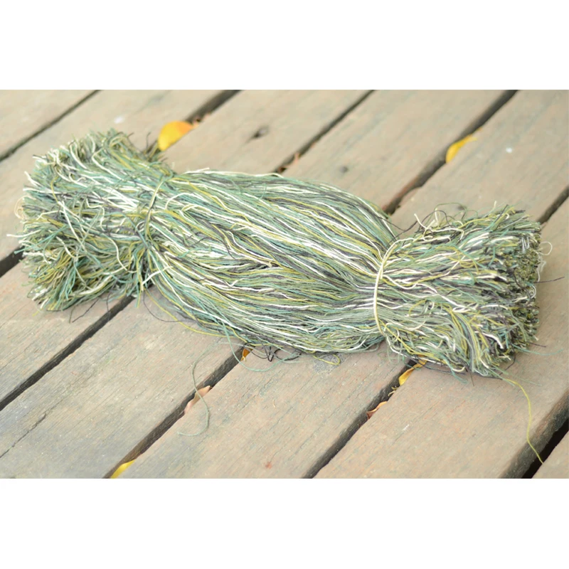Airsoft Camouflage Yarn DIY Hu - Ghillie Suit Woodland recension och pris