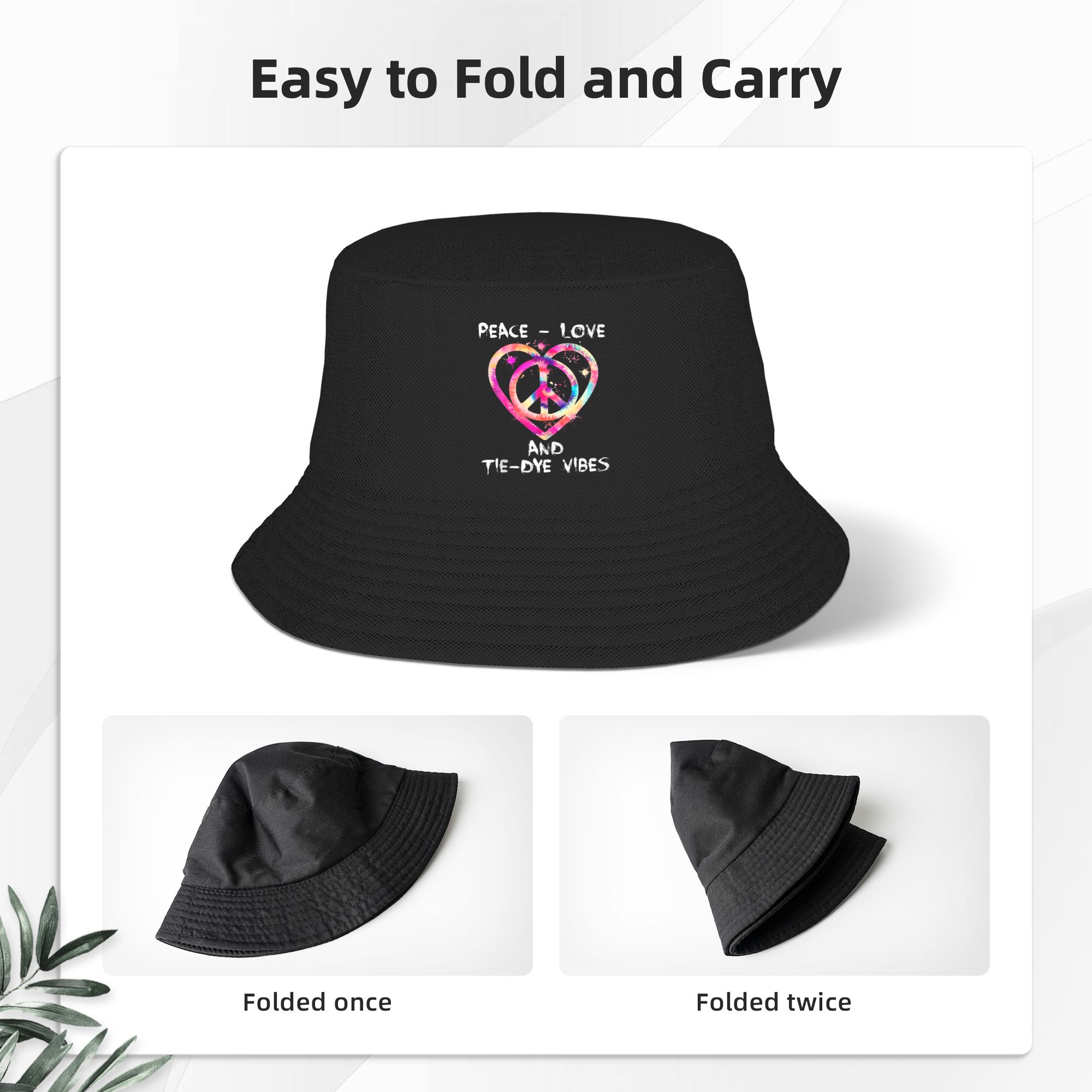 Hippie Tie Dye Peace Love Vibe - Outdoor Hunting Quotes recension och pris