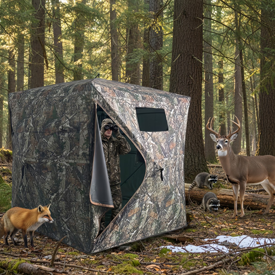 Camouflage Pop-Up Hunting Blin - Hunting Outdoors recension och pris