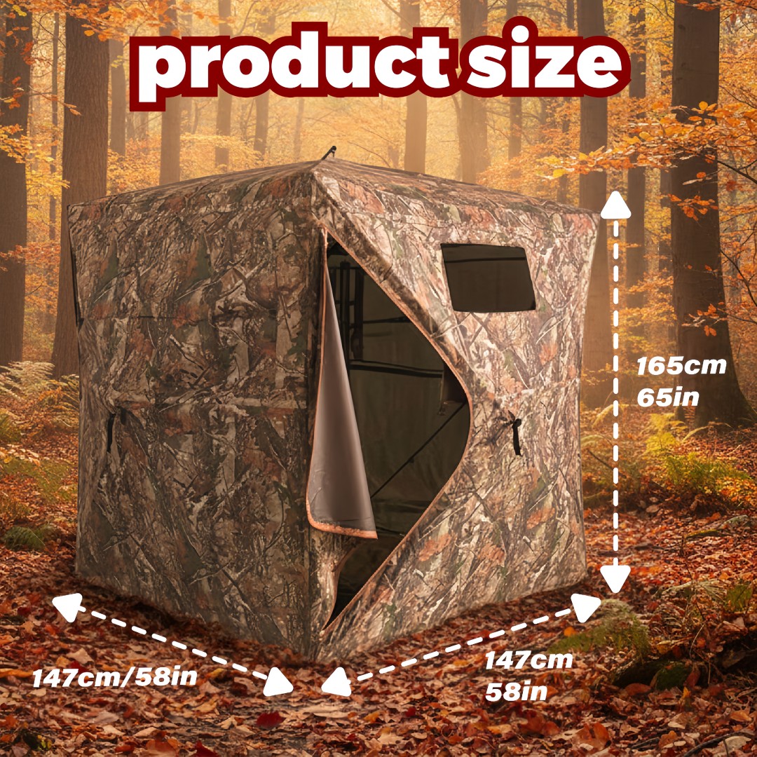 Camouflage Pop-Up Hunting Blin - Hunting Outdoors recension och pris