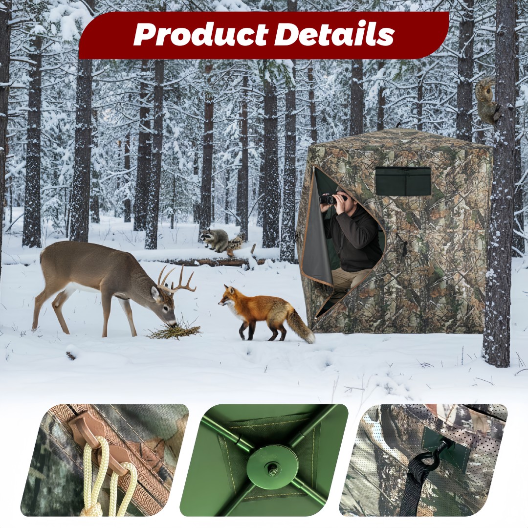 Camouflage Pop-Up Hunting Blin - Hunting Outdoors recension och pris