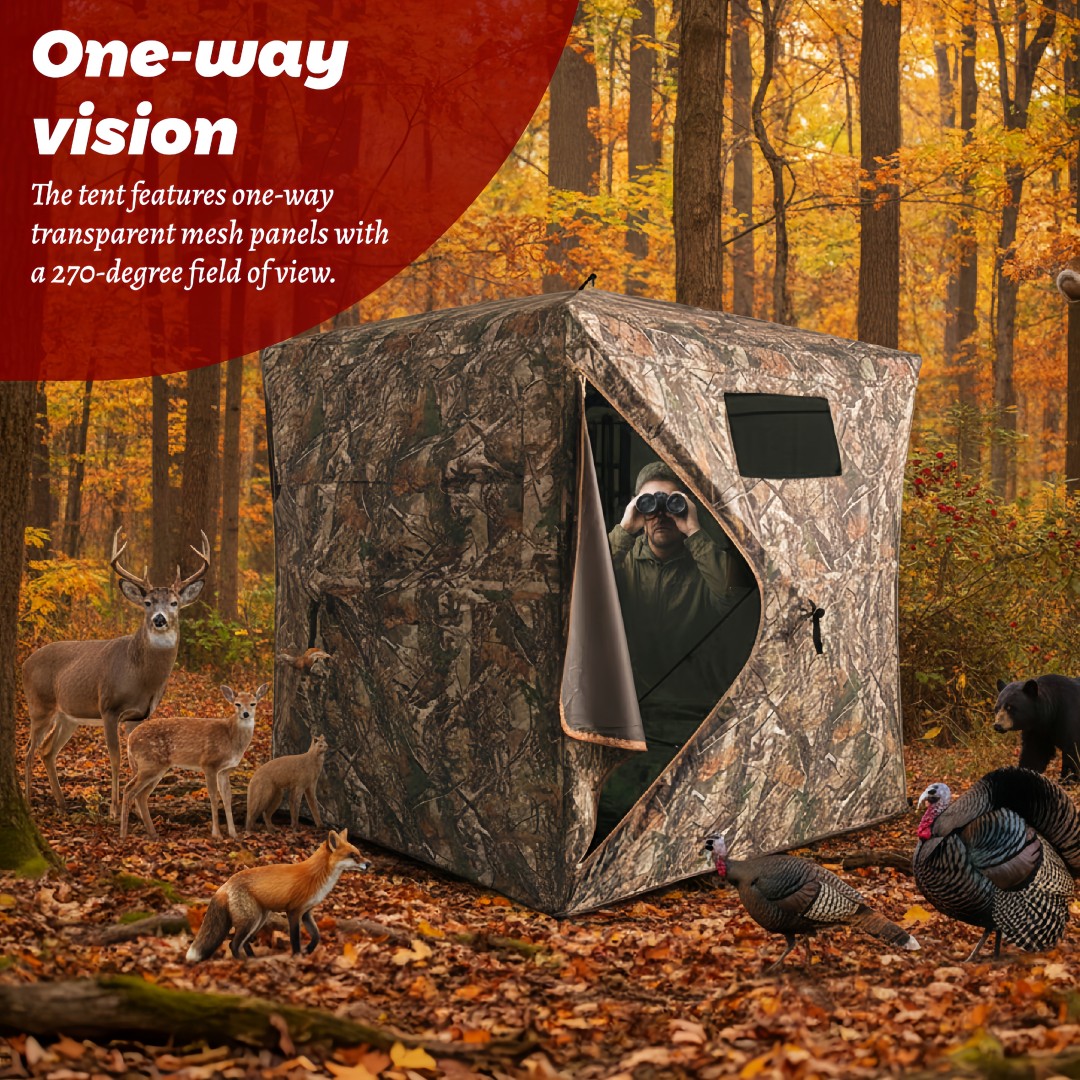 Camouflage Pop-Up Hunting Blin - Hunting Outdoors recension och pris