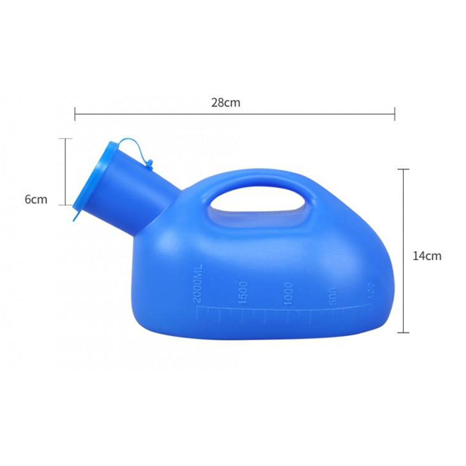 2000ml Thick Male Urinal With  - Outdoor Hunting Toilet recension och pris