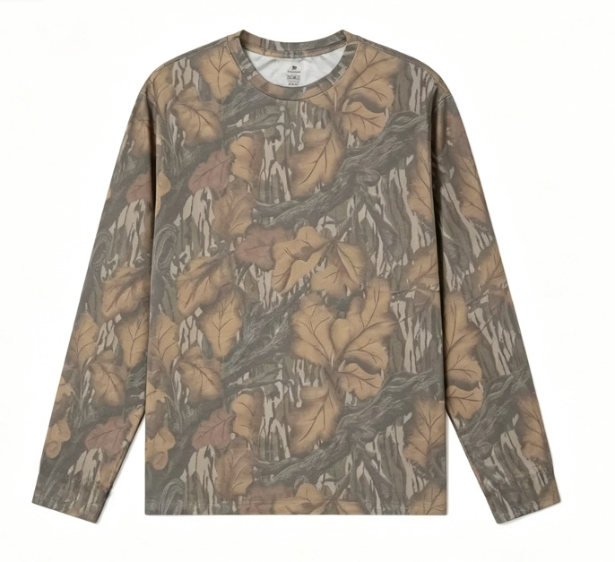 Camo Long Sleeve T‑Shirt Tree  - Hunting Outdoors recension och pris