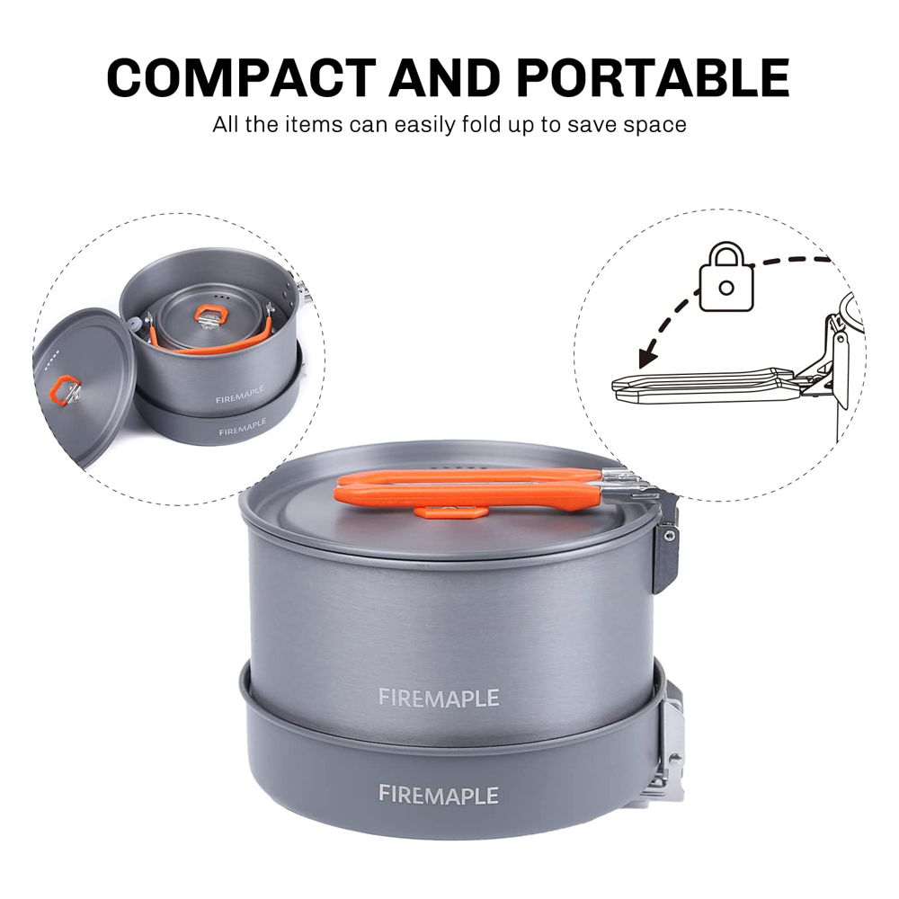 Fire Maple Camping Cookware Ut - Outdoor Hunting Kitchen recension och pris